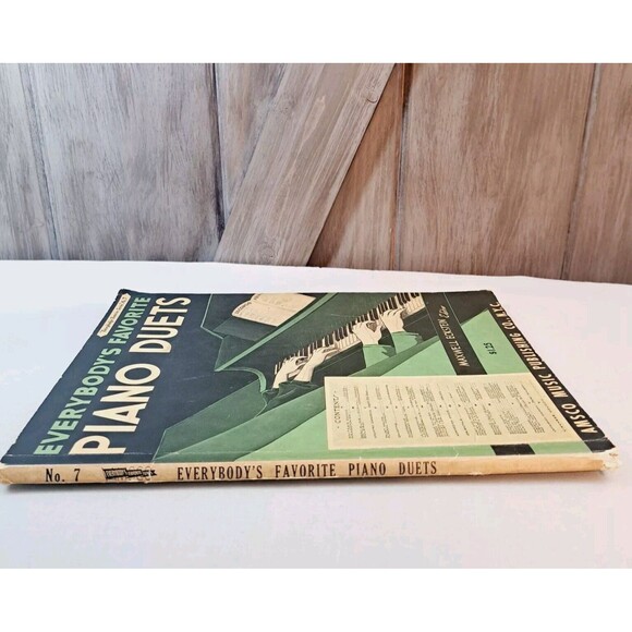 Book Everybody's Favorite Piano Duets Series No 7 Maxwell Eckstein Amsco Music - Picture 4 of 16